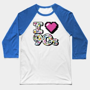 I Heart 90s Baseball T-Shirt